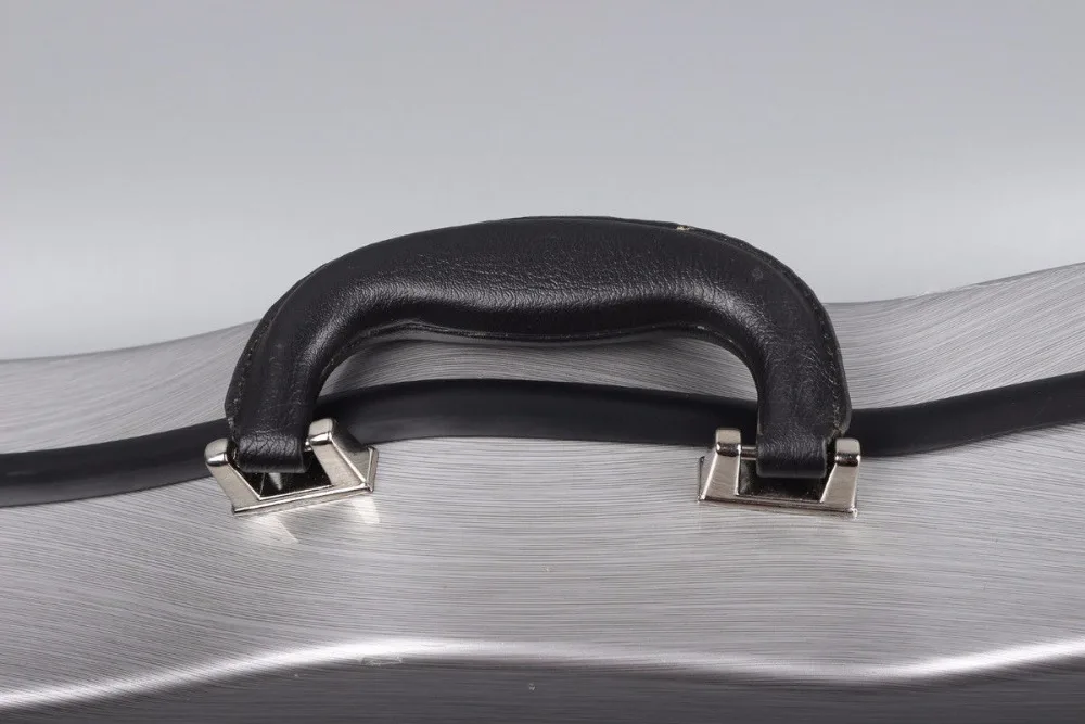 Новый чехол для скрипки 4/4 композитный материал прочная коробка серебряный цвет #