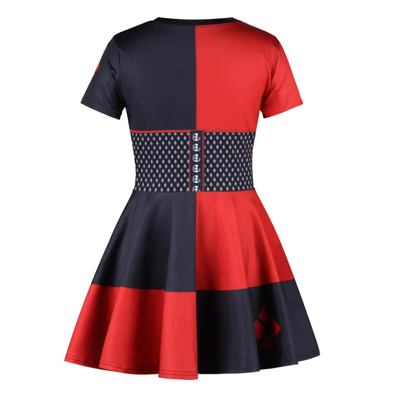 

Girls Dress European and American Fashion Princess Dress O Necked Short Sleeve Pleated Digital Printed Dresses For 7-12Y