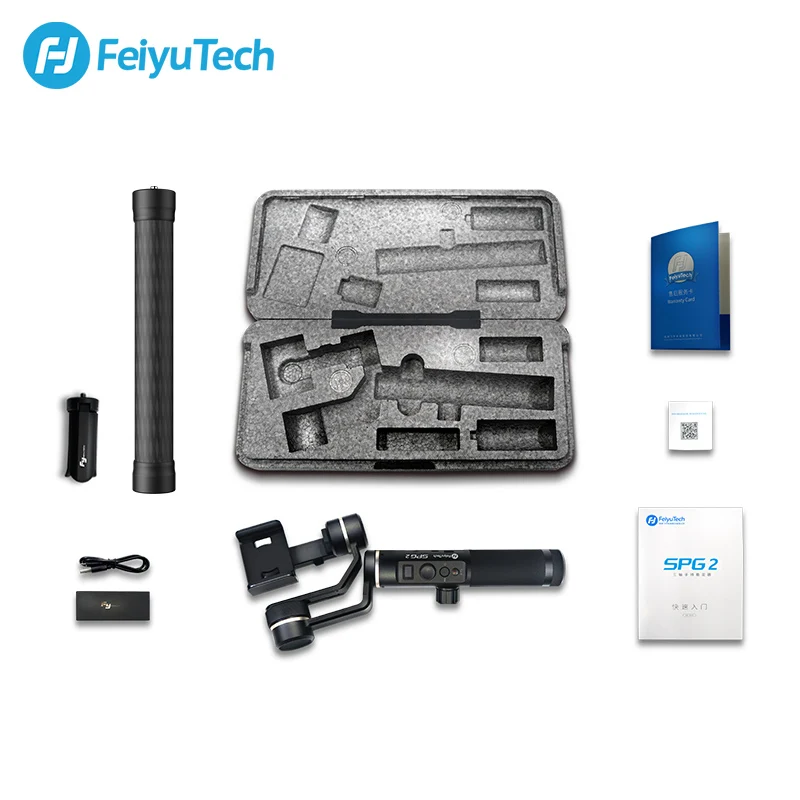 FeiyuTech SPG2 комплект 3 осевой Карманный стабилизатор для смартфона iPhone X 8 7 OPPO Samsung ViVO