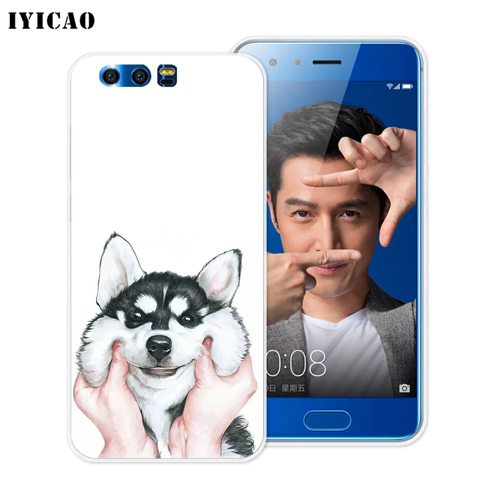 Мягкий силиконовый чехол IYICAO для Huawei Y9 Y7 Y6 Prime 2018 Honor 8C 8X8 9 10 Lite 7X 7C 6A 7A