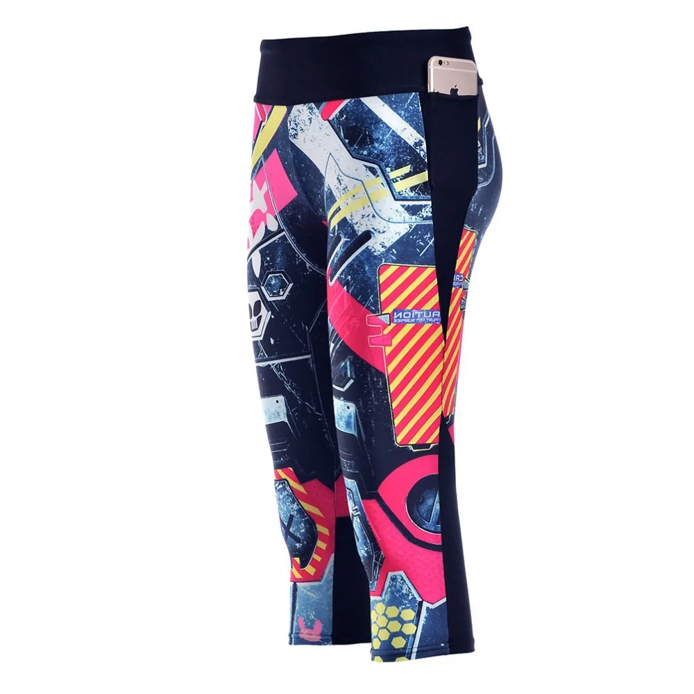 Лидер продаж женские штаны с 7 точками пикантные леггинсы красные принтом