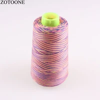 multicolor sewing thread 3000yspool 40s2 polyester sewing threads machine diy sewing suppiles industrial sewing thread