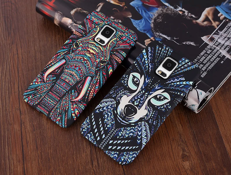 YonLinTan Coque чехол для Samsung Galaxy Note 3 4 5 мобильный телефон ночник слон тигр животное