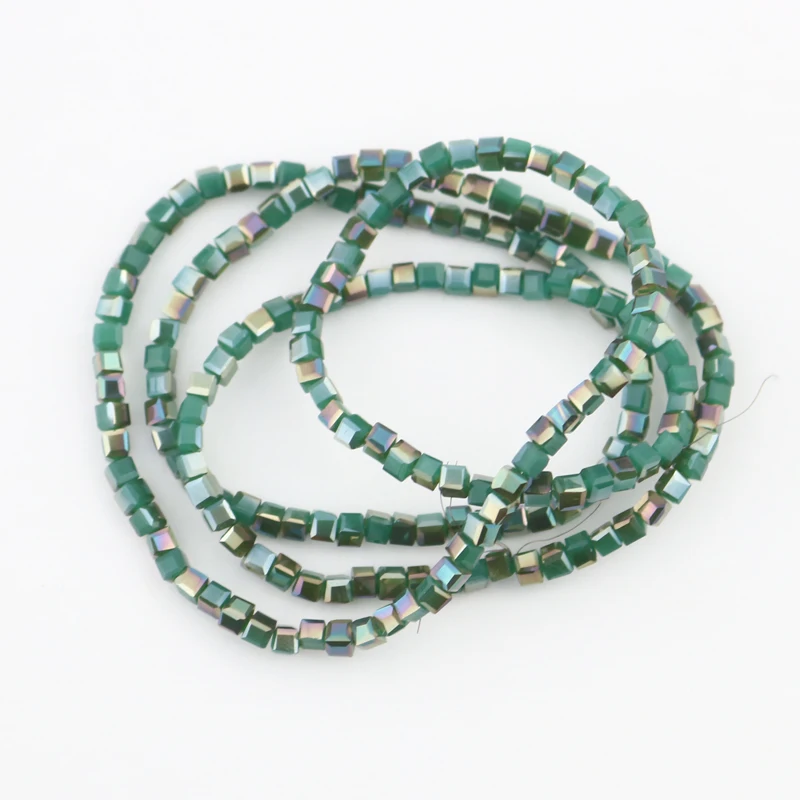 Оптовая продажа 2 мм кубические квадратные ювелирные изделия сделай сам