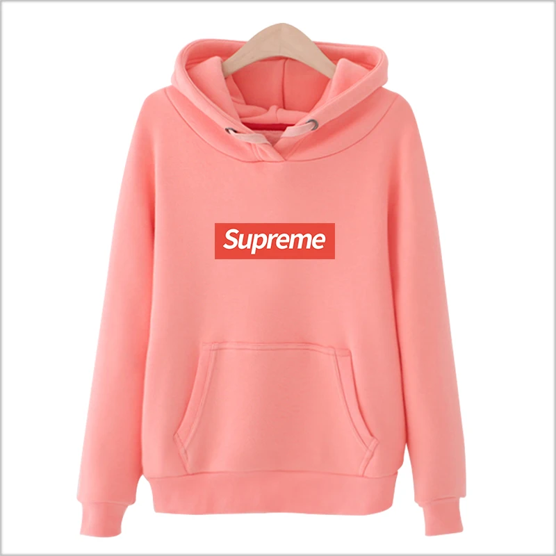Осень 2017 г. Новый Для женщин's Толстовки SUPREM пародия мультфильм с модным принтом