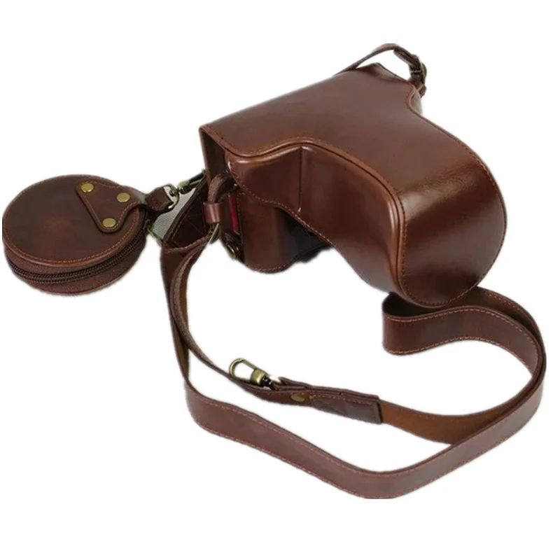 Черный/коричневый/кофе/розовый кожаный чехол для цифровой камеры Fujifilm Fuji XA3 X A3 XA10