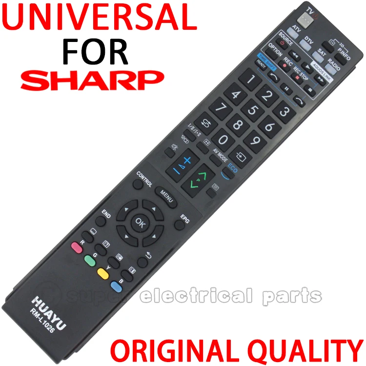 Запасной SHARP Aquos LCD / LED Remote control LC-60LE741E Новый | Электроника