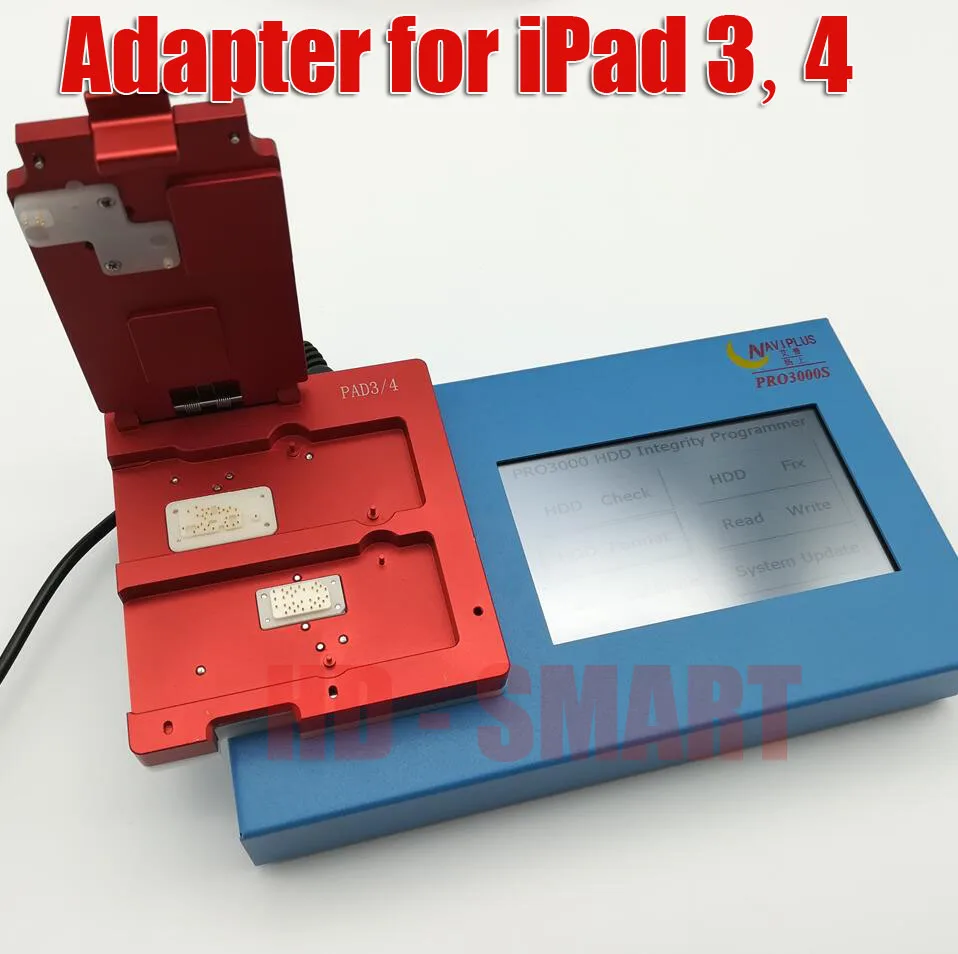 IP box NAVI PLUS pro3000S box chip программист+ адаптер без удаления 2 в 1 для ipad 3 4 32 и 64 бит изменение SN обход iCloud