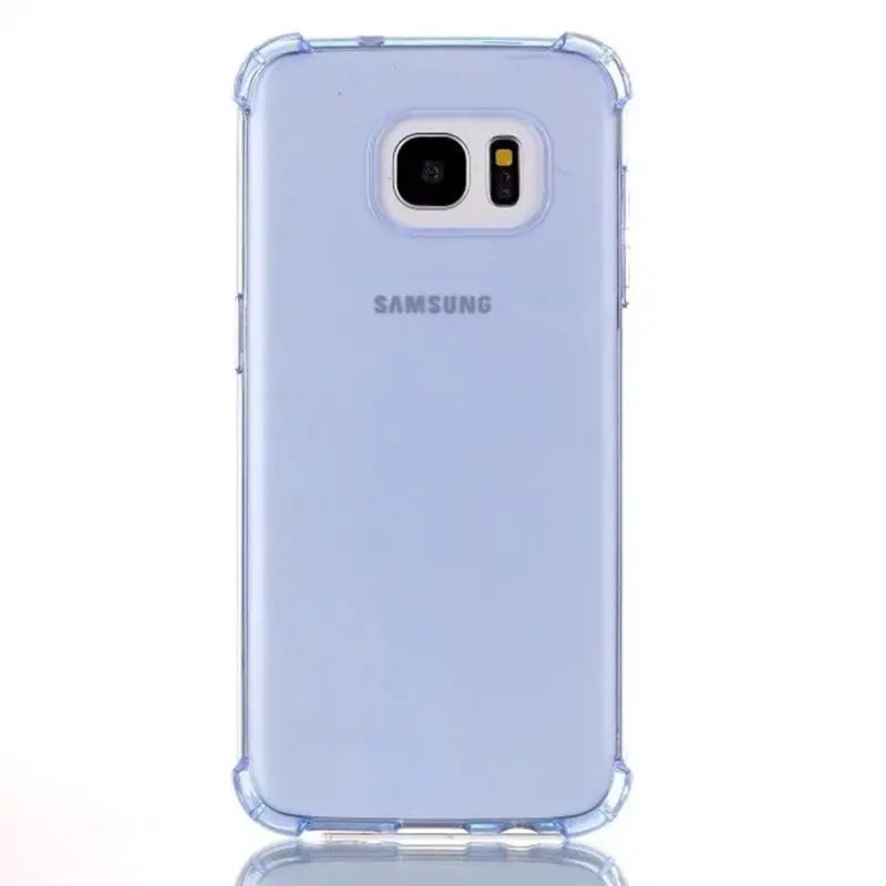 Красочные прозрачный clear case для samsung galaxy s7 s7edge мягкий гель кремнезема тпу