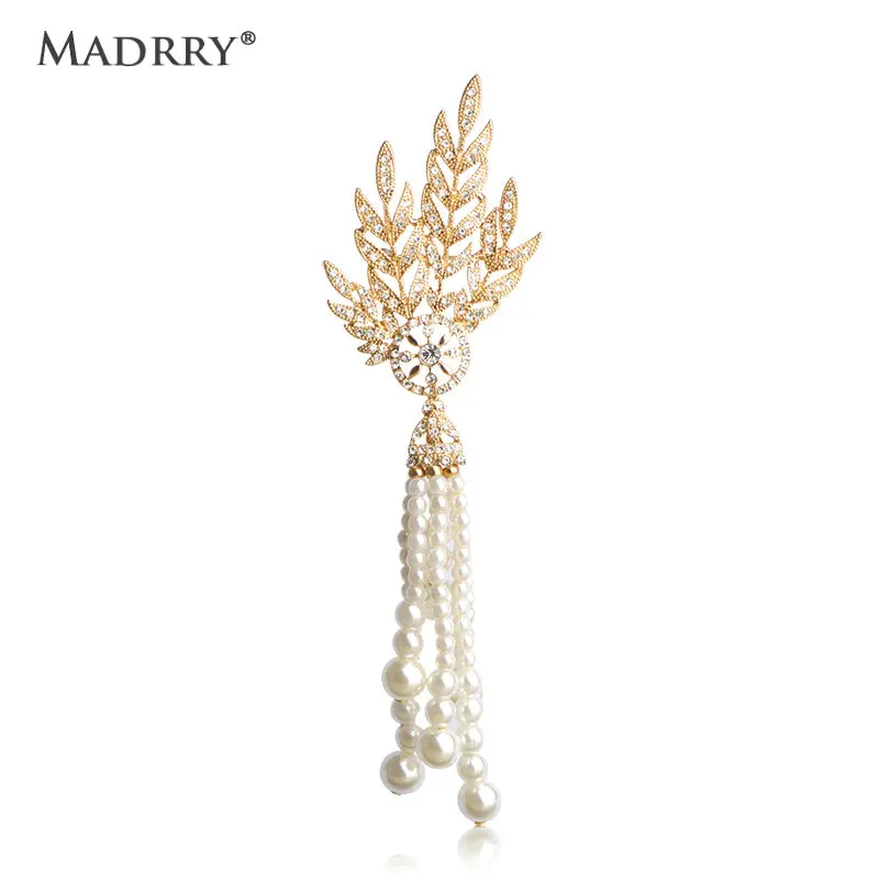 Женская Брошь с бусинами из искусственного жемчуга золотого цвета|brooches for women|beads