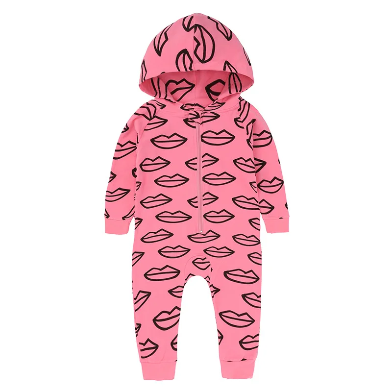 Детский хлопковый комбинезон с капюшоном длинным рукавом|newborn romper|baby jumpsuitrompers