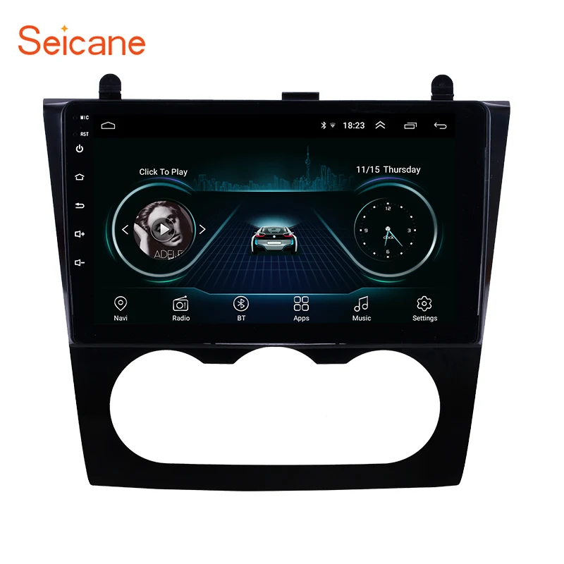 Автомобильный мультимедийный плеер Seicane с GPS 2din Android 9 1 для Nissan Teana ALTIMA руководство
