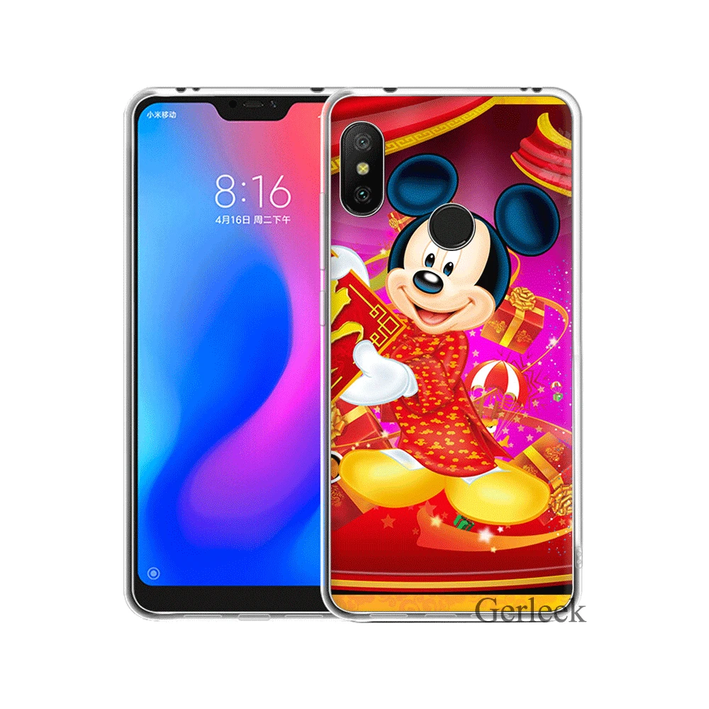 Чехол для телефона Xiaomi Redmi 4A 4X 5 5A 6 6A 7 7A 8A S2 GO K20 Pro чехол мыши новогодний | Мобильные