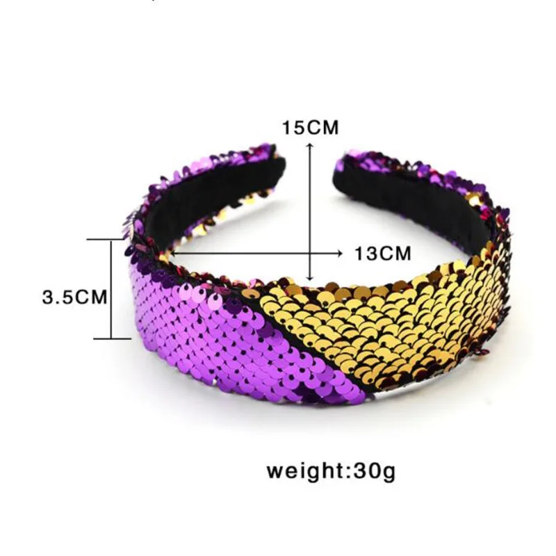 

Children Adults Colorful Sequins Headband Women Lady Girls Hairband Party Favor home decor birthday