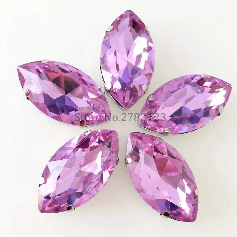 Бесплатная доставка кристалл фиолетовый глаз лошади стеклянный пришивные