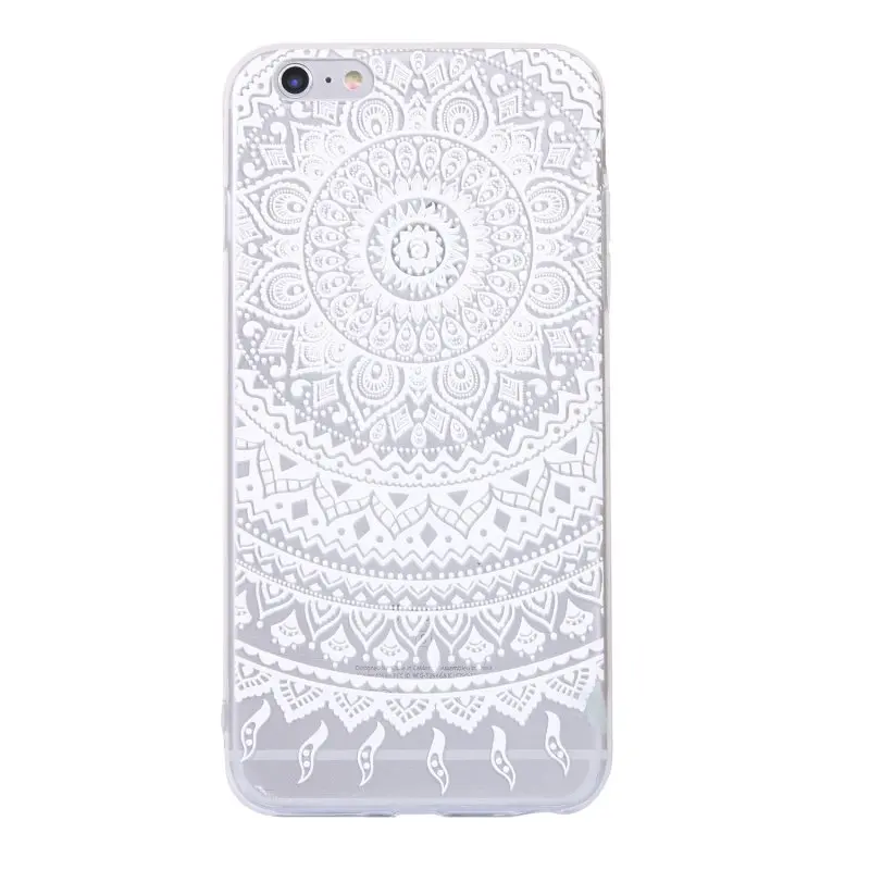 Чехол для iPhone 6S плюс Мандала силиконовая крышка Coque 6 Plus чехол телефона capinha панда