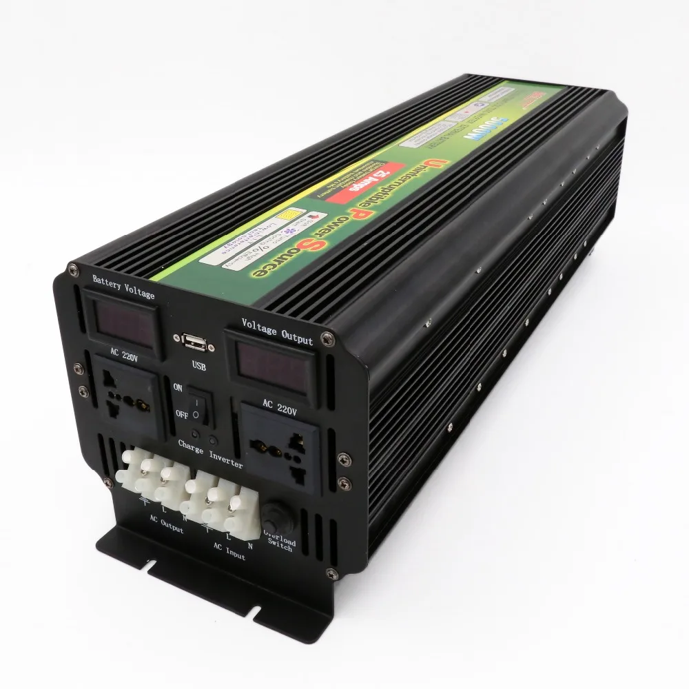 Интеллигентая(ый) 5000w UPS Модифицированная синусоида инвертор 12v 220v DC/AC Мощность инвертор с заводская цена