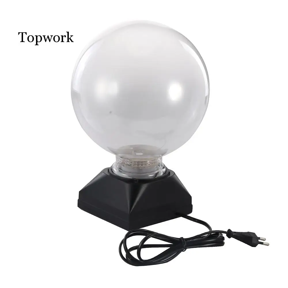 Novelty Glass Magic Plasma Ball Lights 6 8 inch Creative Plasma Lamp Electrostatic ion Crystal Ball Light Table Night Lamp