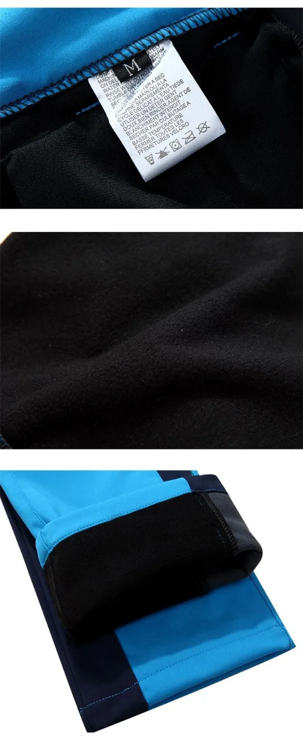 Новые зимние Для мужчин и Для женщин Пеший Туризм брюки Открытый Softshell брюки Водонепроницаемый ветрозащитный Термальность для кемпинга лыжный восхождение брюки