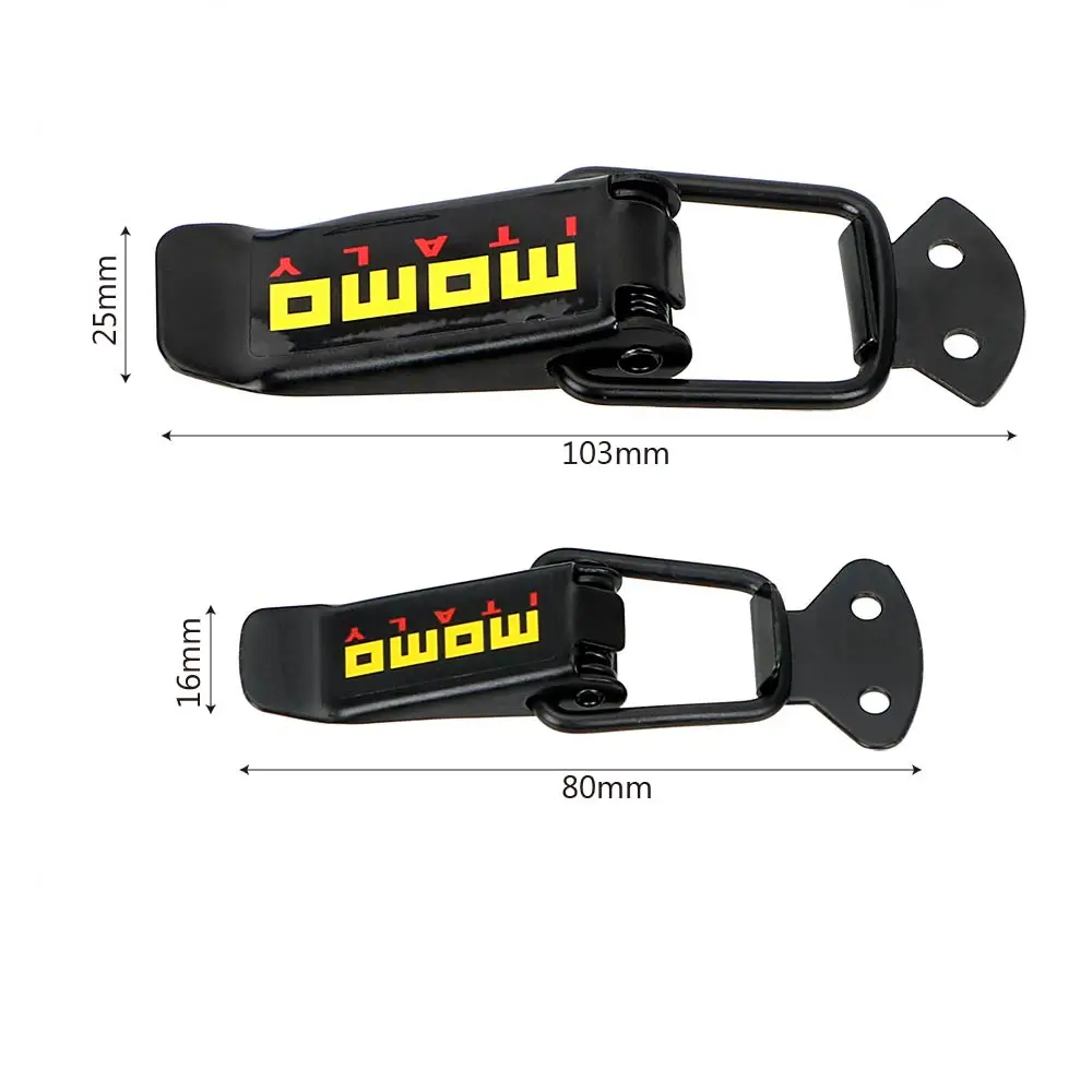 

FORAUTO 2pcs Quick Release Fasteners Car Bumper Security Hook Lock Clip Kit for Racing Car Truck Hood Clip Hasp Auto Accessories