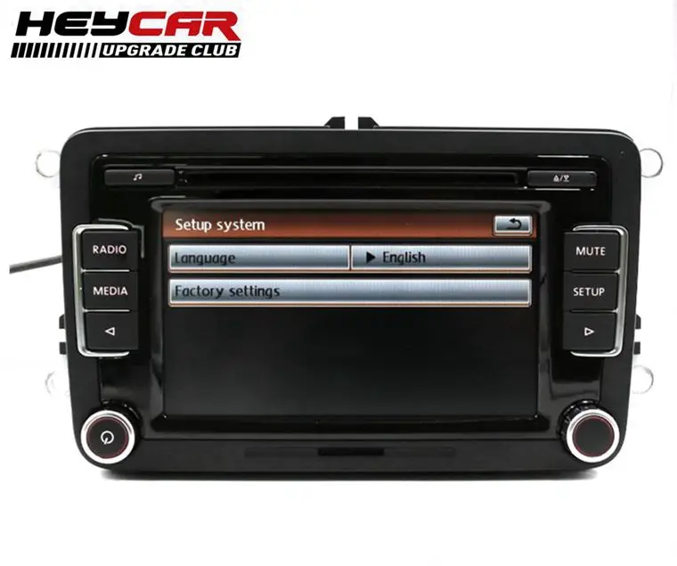 Оригинальное автомобильное радио RCD510 CD USB AUX RVC камера заднего вида для Golf 5 6 MK5 MK6 Jetta CC Tiguan Passat с кодом