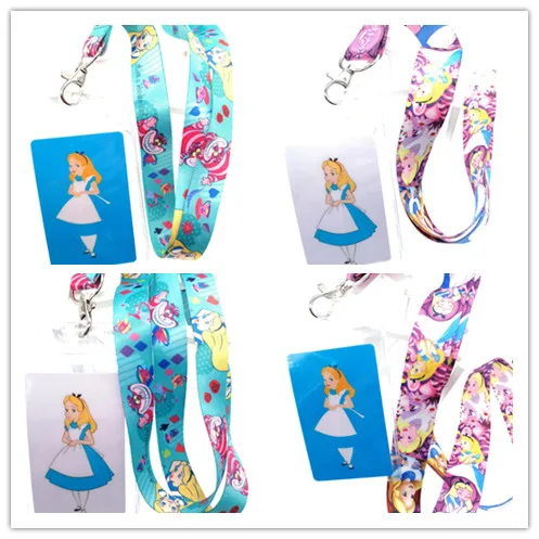 1 шт. с рисунком Алисы в стране чудес бретельками на шее для принцессы автобуса