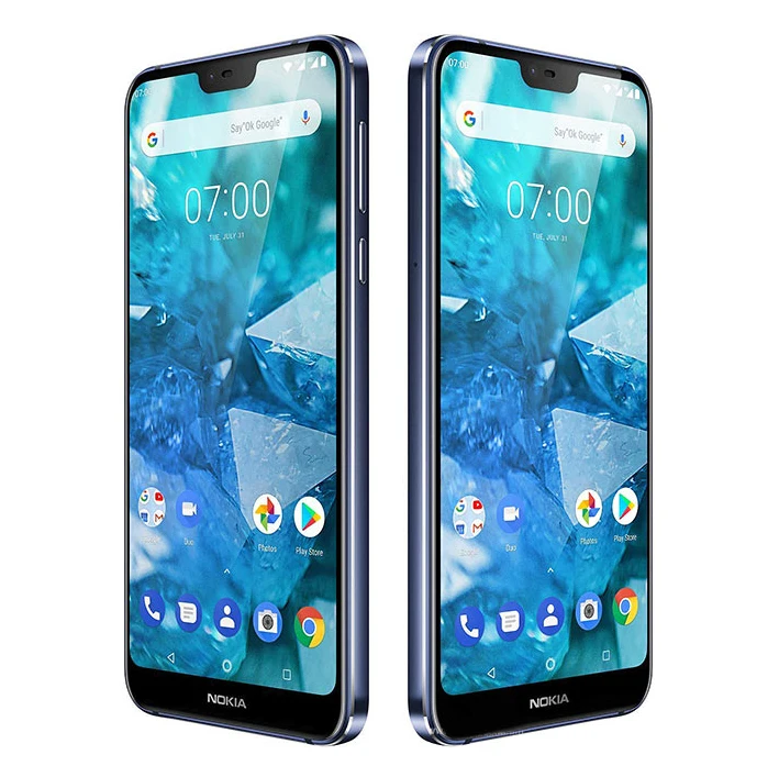 Nokia 7,1,, Android, мобильный телефон, четыре ядра, 4G LTE, 5,84 '', 4 Гб ram, 64 ГБ rom, две sim-карты, две тыловые камеры, отпечаток пальца, NFC