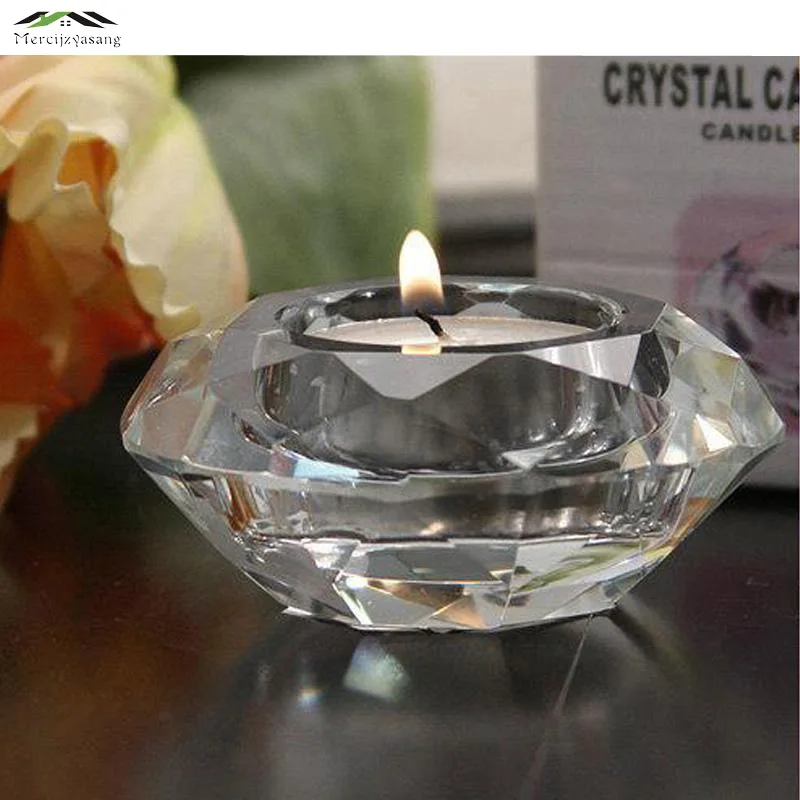 5 шт./лот Новые Хрустальные Подсвечники творческой форме сердца стоять столб для