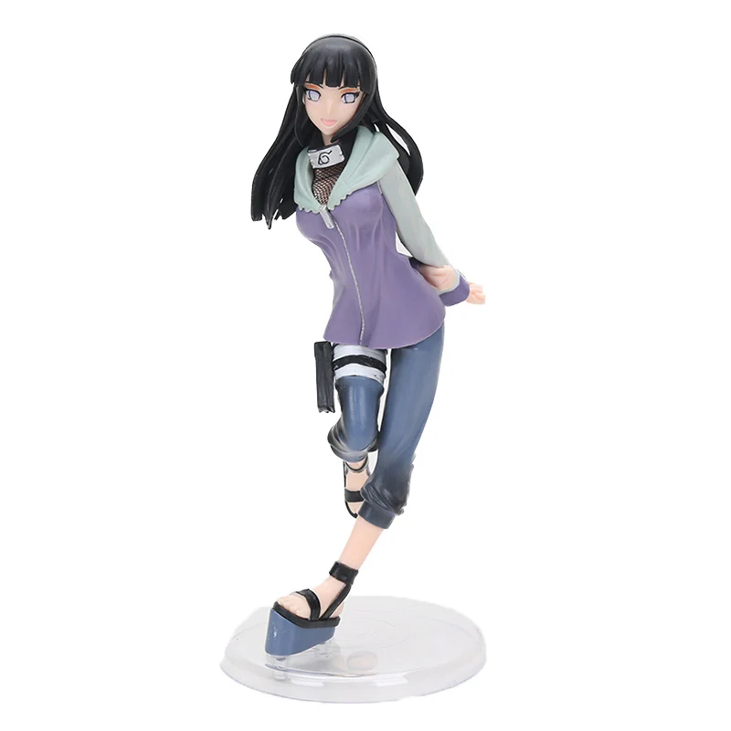 Новая фигурка Наруто Uzumaki Gals Hyuuga Hinata Jiraiya Haruno Tsunade ПВХ Фигурки Коллекционная модель куклы - Цвет: Hinata 23cm opp