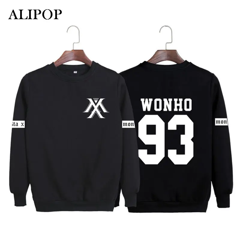 KPOP Корейская мода MONSTA X I.M JOOHEON MINHYUK SHOWNU альбом хлопковые толстовки одежда K pop