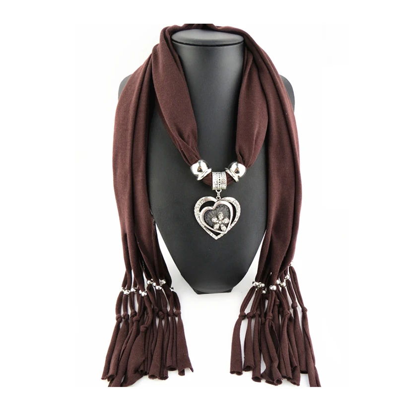 Ювелирные изделия для женщин RUNMEIFA ожерелье из драгоценных камней в форме сердца