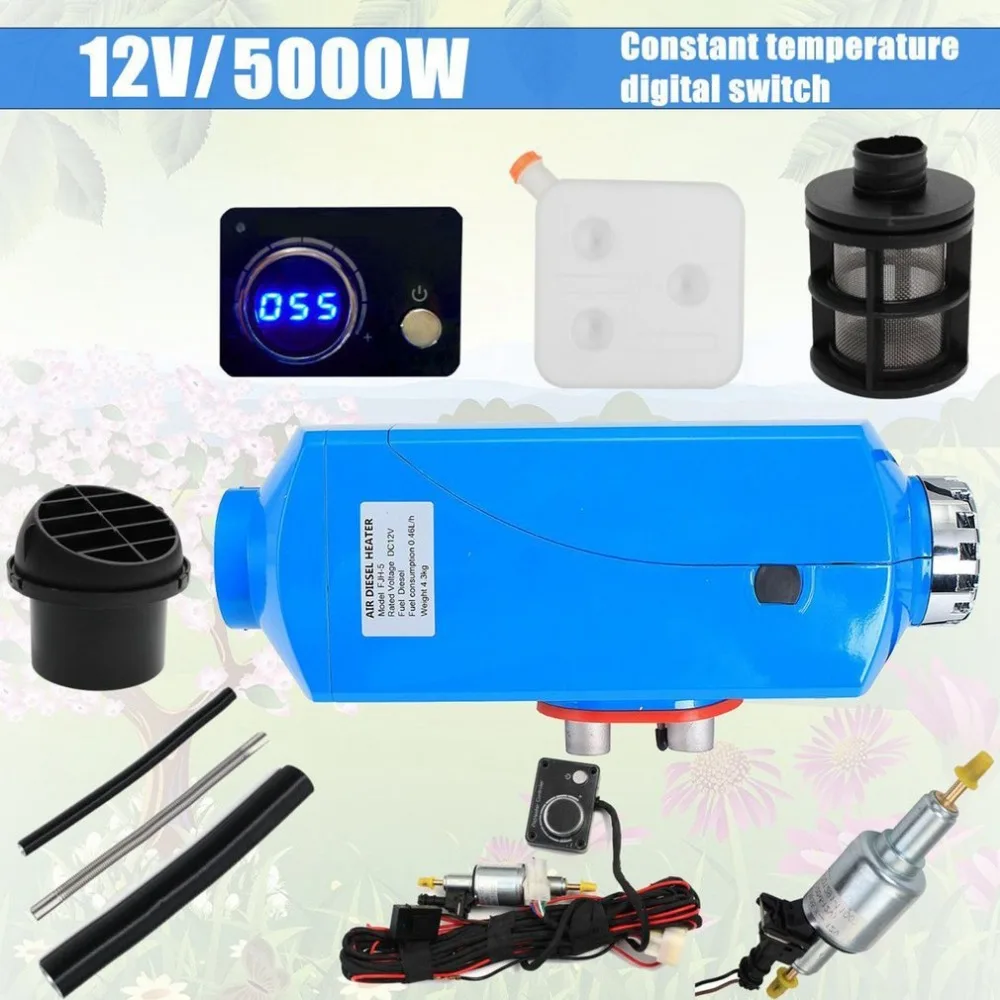 12V 8000W Прочный Применение ЖК-дисплей Schalter автомобиля воздушный дизельный Обогреватель для грузовых автомобилей лодки и яхты мотор-домов Воздушный стояночный отопитель
