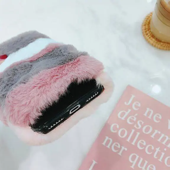 L-FADNUT роскошный плюшевый Меховой чехол для samsung Galaxy S10 S9 S8 Plus, милый пушистый мягкий чехол-бампер, чехол для samsung S7 S6 edge A J