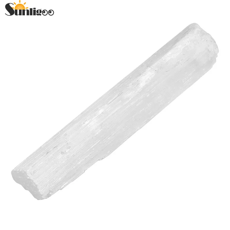1pc Selenite Sticks Sunligoo 1 шт. нерегулярные палочки селенита палочки Натуральный Необработанный Кристалл Камень образец для Исцеление чакры в рейки домашний декор выбрать бег - Цвет: 1pc Selenite Sticks