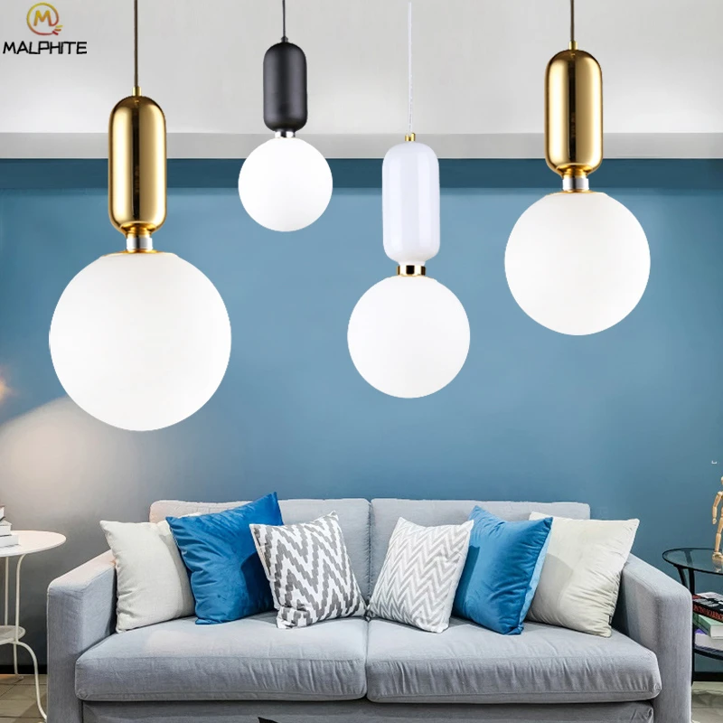 Скандинавская Подвесная лампа светодиодный светильник в стиле лофт