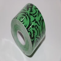 Green Printed Macure Tape20 цвет 5см5м Спортивная Кинезиология Лента Хлопок Рок физиотерапия Баскетбол Футбол к активный колено боль мышцы ленты - Цвет: Green Printed