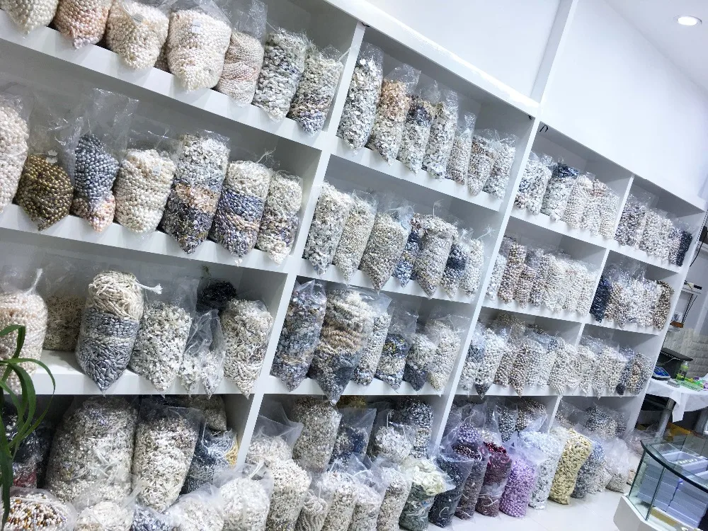 Бисер из натурального пресноводного жемчуга высокое качество 36 см