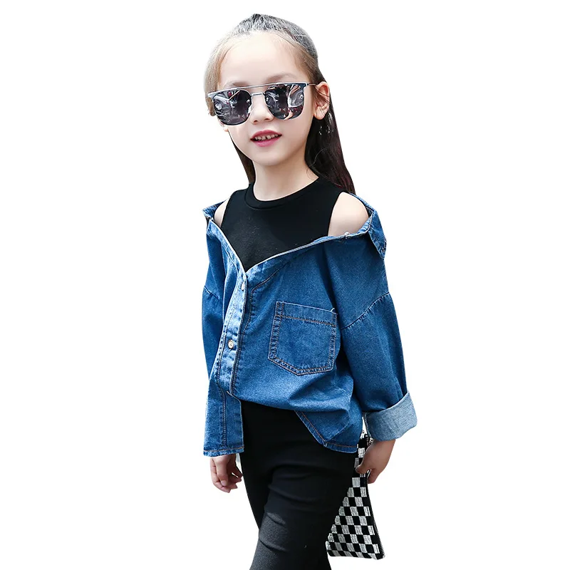 Новинка осени 2017 уличный тренд хлопковое Ковбойское пальто с открытыми плечами