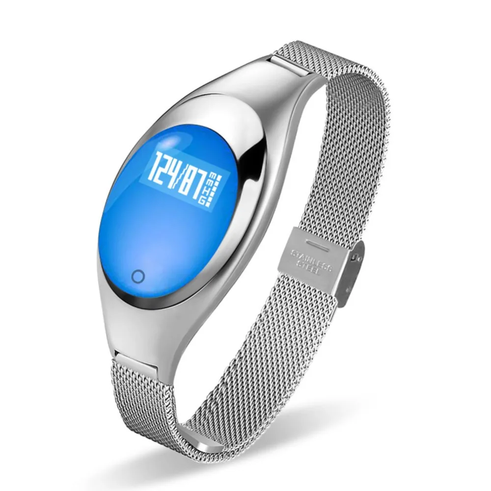 Женские и мужские Смарт-часы Z18 Bluetooth браслет кровяное давление кислород монитор