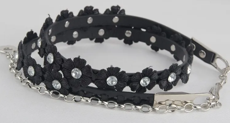 Пояс для женщин пояс из кожи с розовыми цветами ручная работа Модный женский