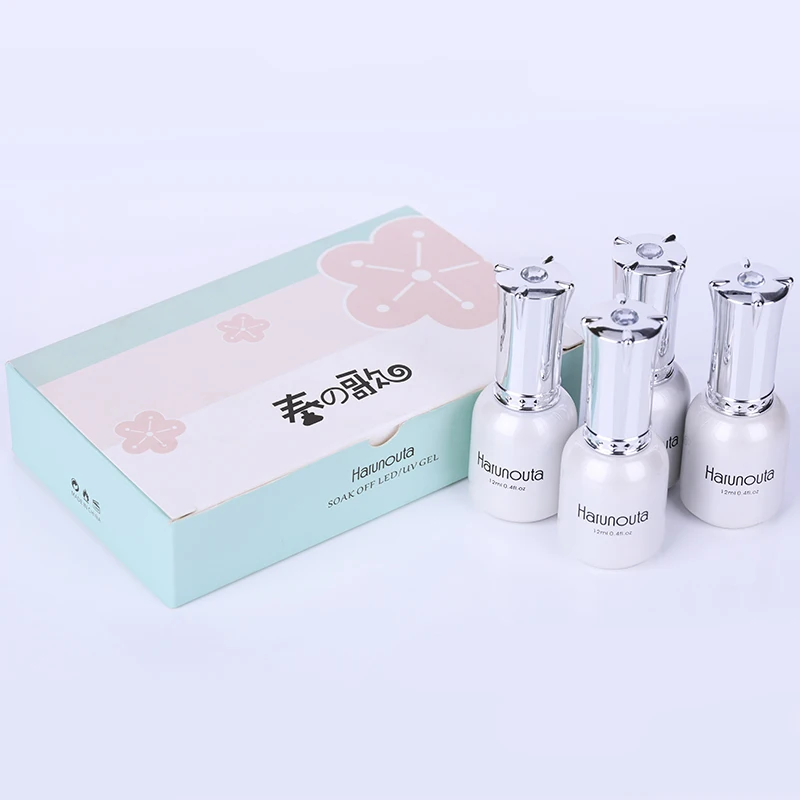 12ml Nail Gel Polish Pure Nail Art DIY Design Long-Lastig Soak-off UV Gel Lacquer Manicure Gel Varnish Base Coat Top Coat