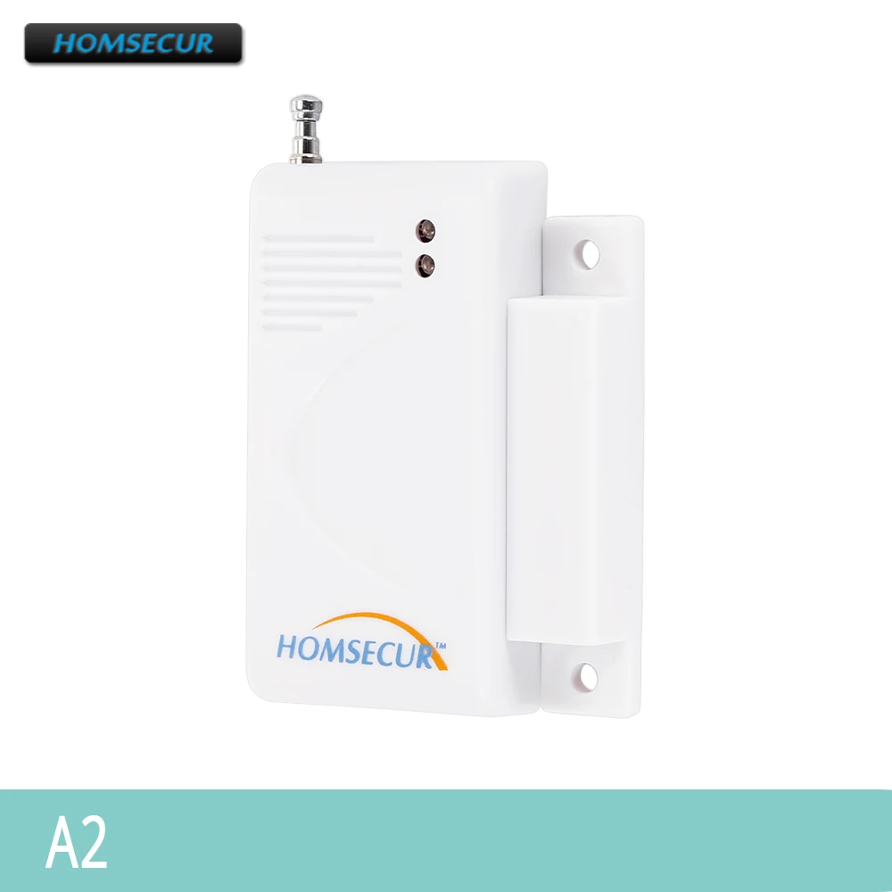 HOMSECUR A2 беспроводной датчик двери/окна для нашей 433 МГц 4G/3g/GSM/PSTN системы сигнализации