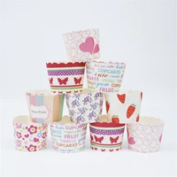 50 pcslot small cupcake liner muffin cake cups muffin cases baking cup wrapper paper tray wedding birthday case