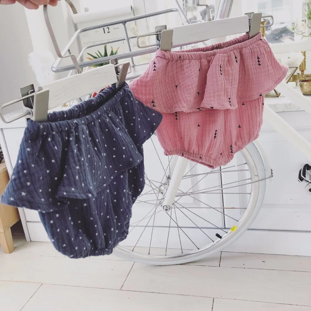 Шаровары для маленьких девочек шорты из ПП детские летние штаны детская одежда в