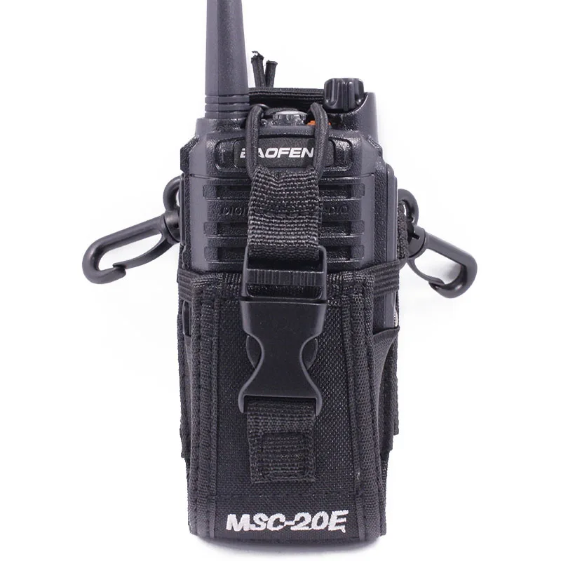 

Большая нейлоновая сумка для переноски Чехол для BaoFeng MSC-20E UV-5R UV-82 UV-XR Plus YAESU TYT 'd xun Mototrola Walkie Talkie Radio