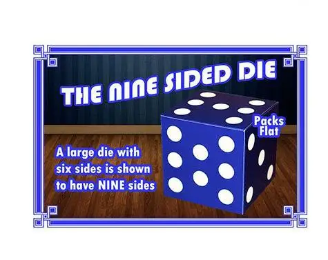 

Nine Sided Die By Angelo Carbone - Magic Trick,Stage Magic,Accessories,Mentalism,Close Up,Comedy,Illusions,Magia Toys