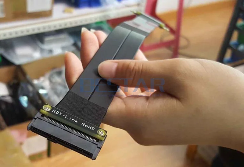 U.2 интерфейс U2 к pci e 3 0x4 SFF 8639 NVMe pcie 4x Удлинительный кабель для передачи данных Riser