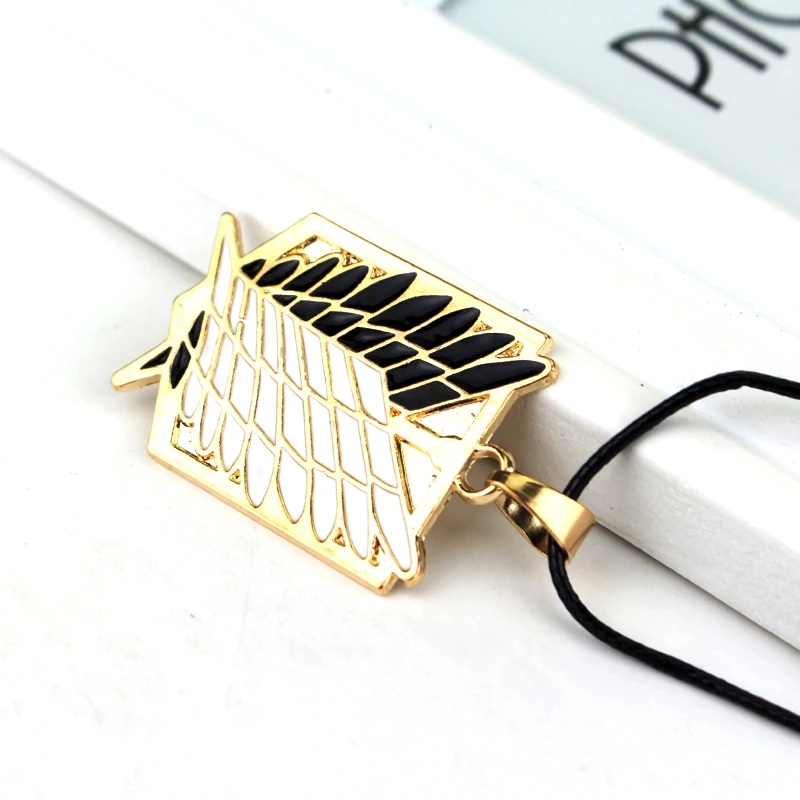 Модные ювелирные изделия ожерелье из аниме атака на Титанов для косплея женские