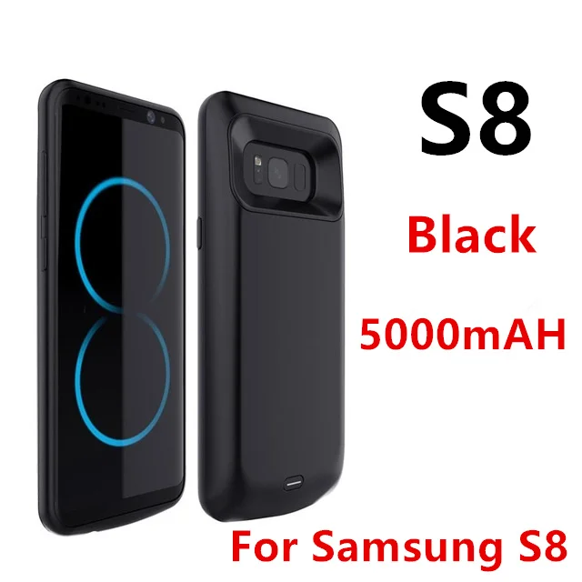 5000mAh for S8 Gagaking Батарея Зарядное устройство чехол для samsung Galaxy S9/S8 4700/5200 мА/ч, Перезаряжаемые Мощность банковская карта чехол для Galaxy S9 Плюс/S8 плюс - Цвет: 5000mAh for S8
