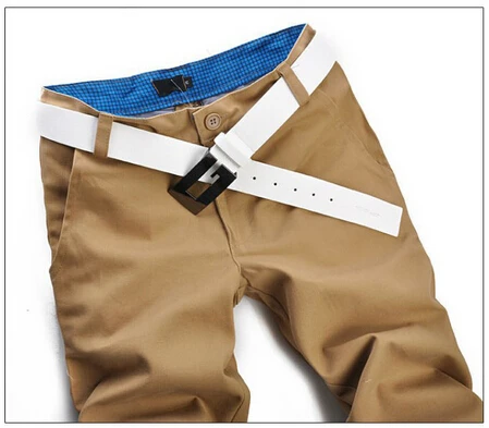 2015 Hot sale men's casual cotton pants Slim Fit Straight Style high quality fashion new design 9 colors size 29~34 | Мужская одежда